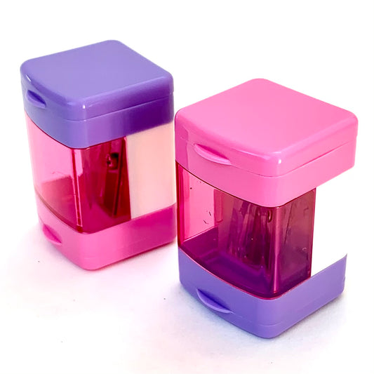 33334 IWAKO Cube Pencil Sharpener Pink-6