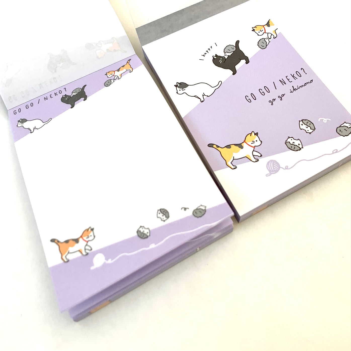 X 100115 Crux Playful Cat & Hedgehog Petit Notepad-DISCONTINUED