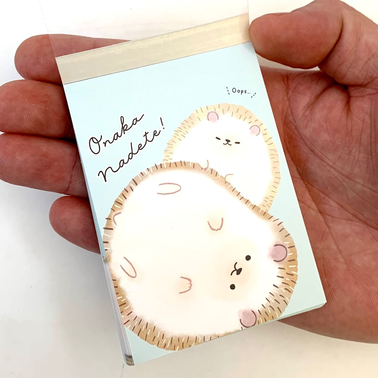 X 100078 Crux Hedgehog Bread Petit Notepad-DISCONTINUED