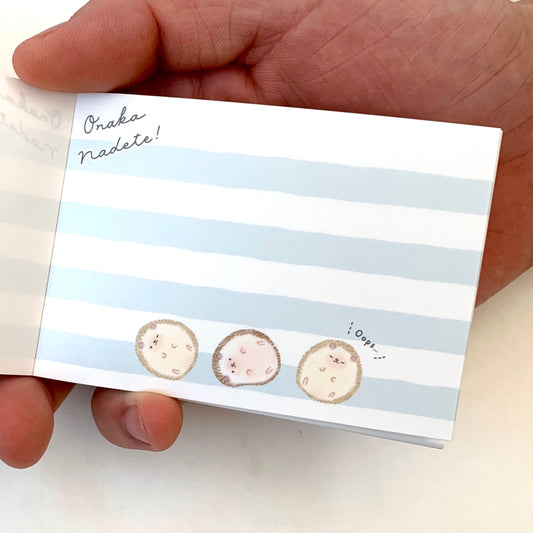 X 100078 Crux Hedgehog Bread Petit Notepad-DISCONTINUED