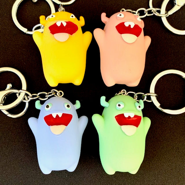 X 12007 MONSTER CHARM with keyring-DISCONTINUED