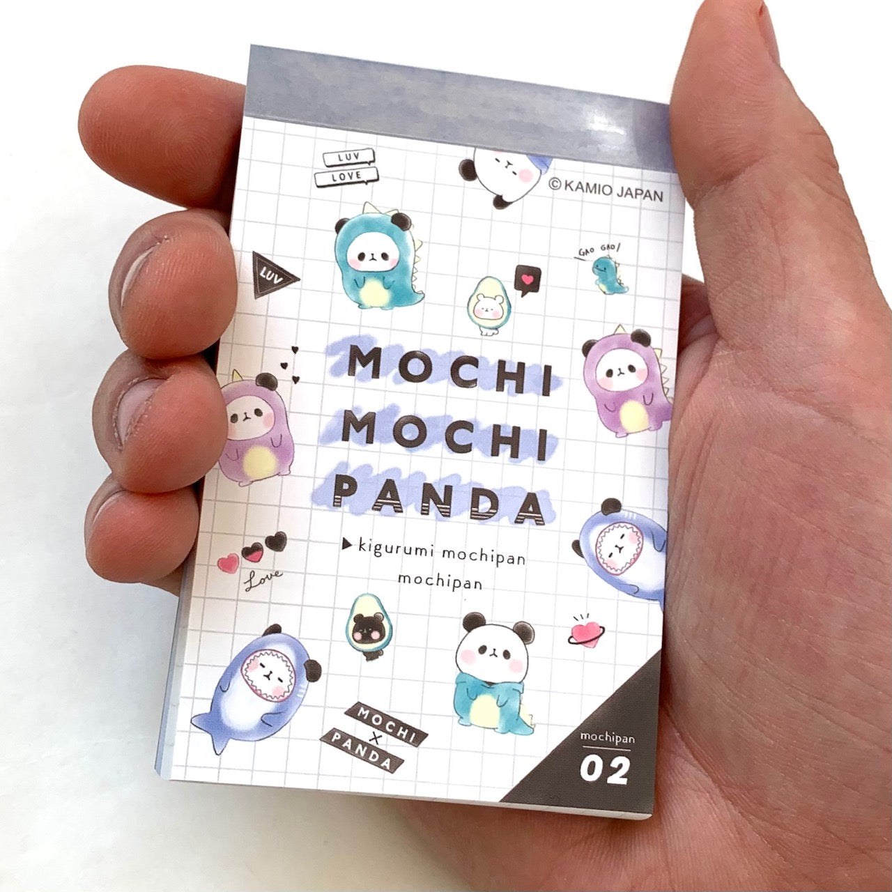 X 29007 CRUX Mochi Mochi Panda Petit Notepad-DISCONTINUED