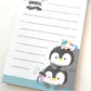 X 473405 Crux Unicorn Penguin Boba Petit Notepad-DISCONTINUED