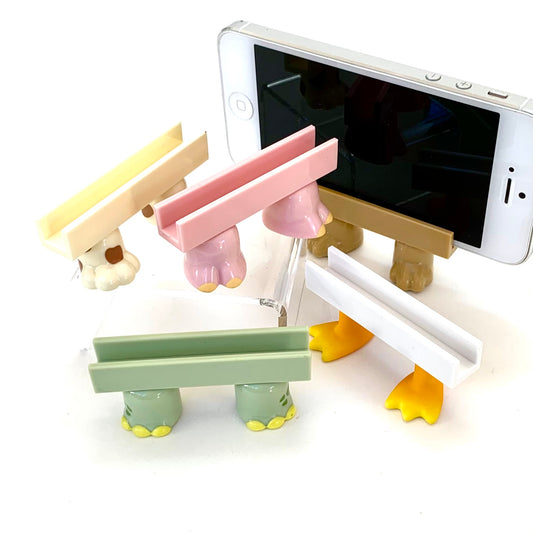 X 70833 ANIMAL FEET PHONE STAND CAPSULE-DISCONTINUED