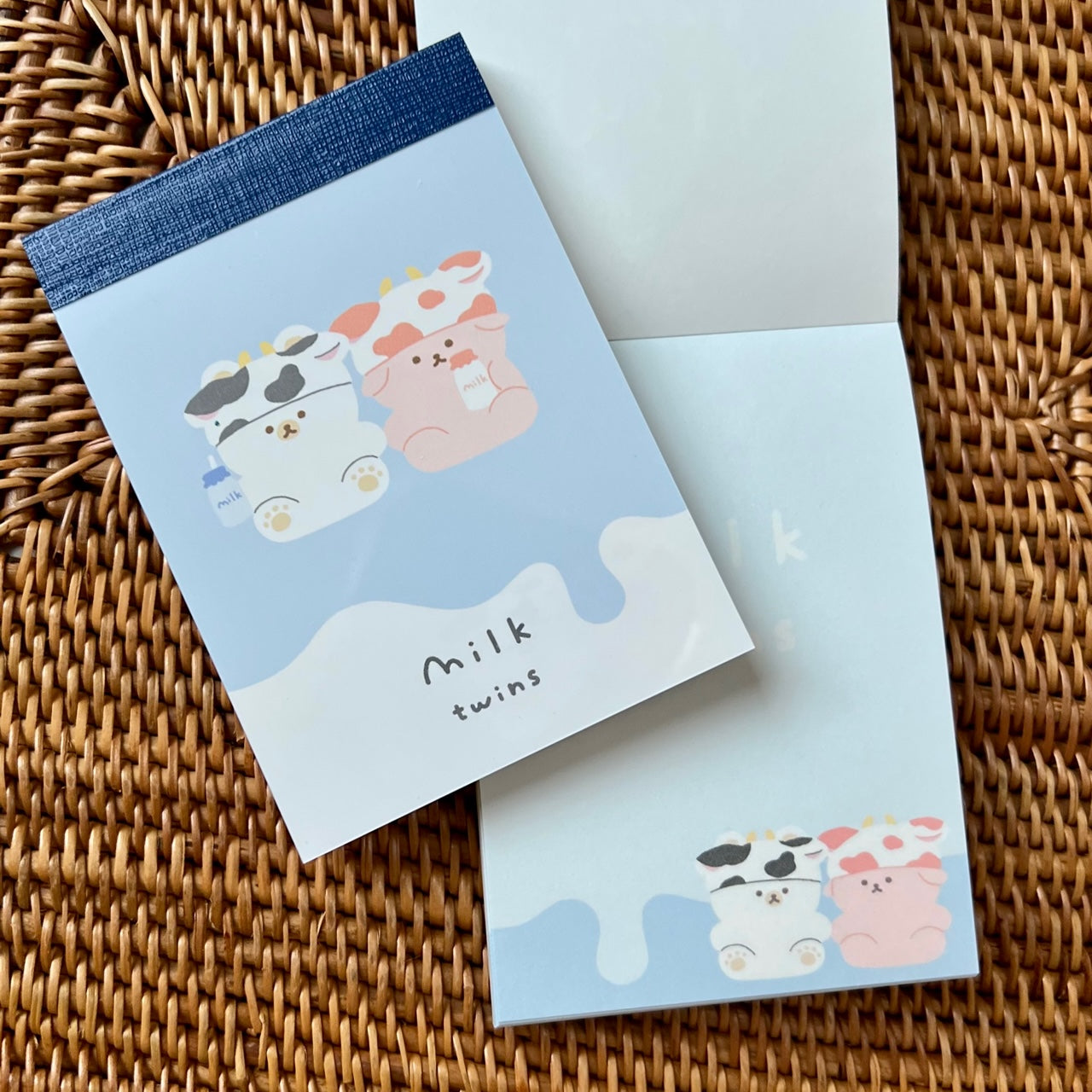 X 108652 Milk Twin Mini Notepad-DISCONTINUED