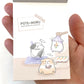 X 102564 Crux Hamster Pote x Moru Notepad-DISCONTINUED