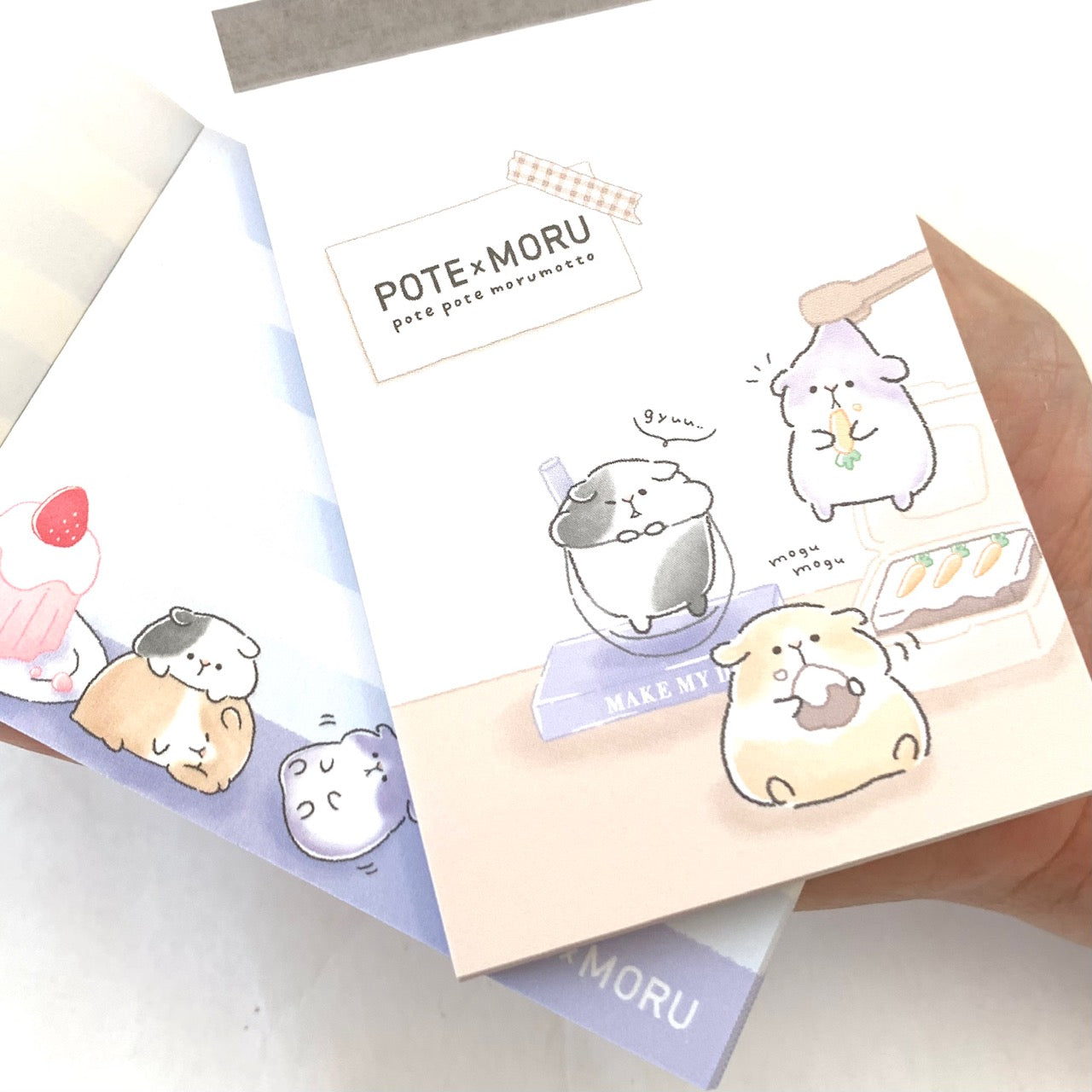 X 102564 Crux Hamster Pote x Moru Notepad-DISCONTINUED