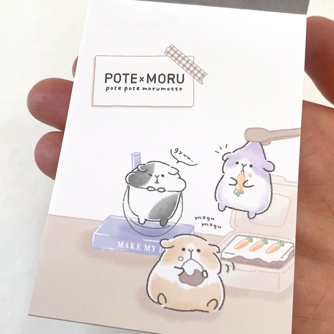 X 102564 Crux Hamster Pote x Moru Notepad-DISCONTINUED