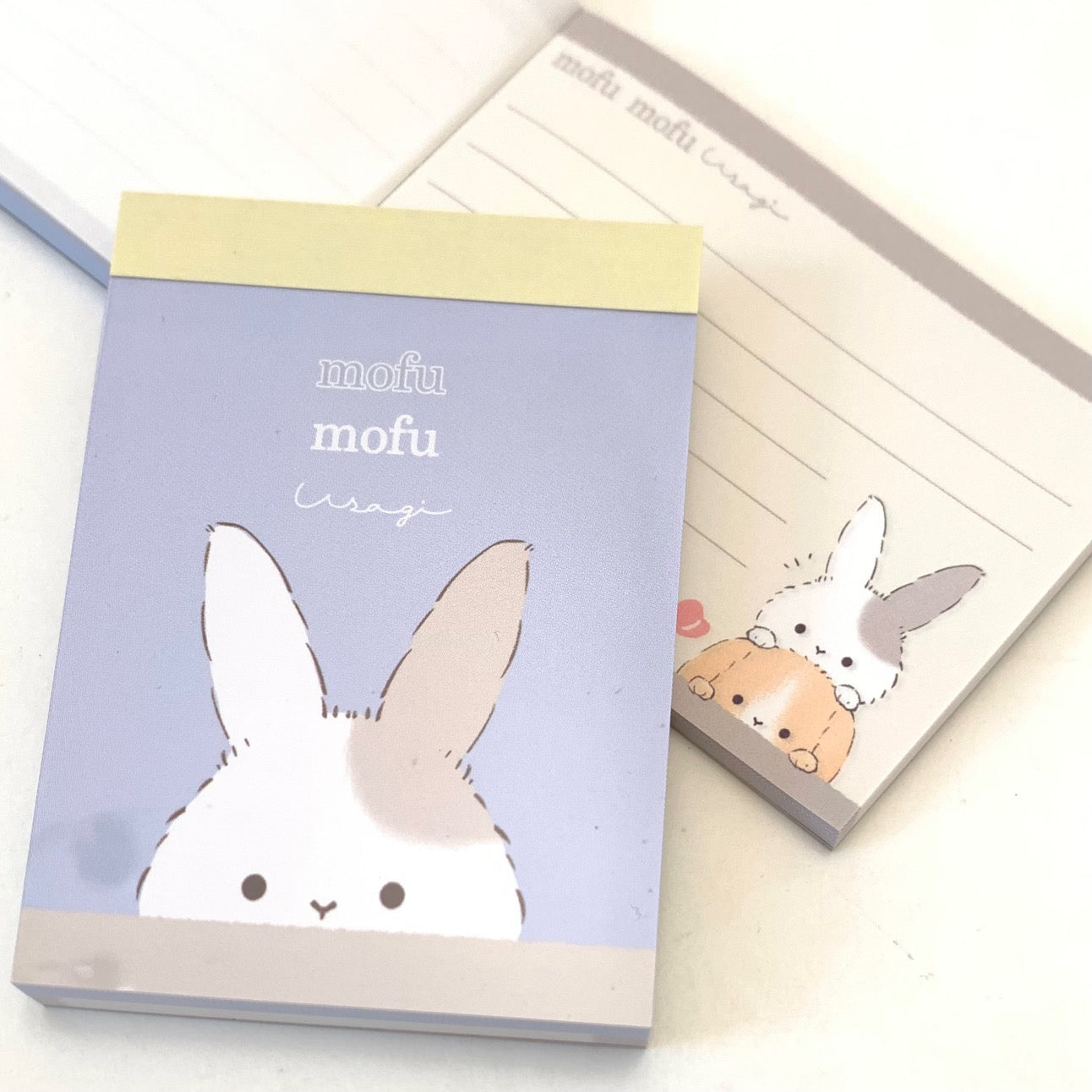 X 102563 Crux Rabbit Bunny Mofu Mofu Notepad-DISCONTINUED