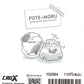 X 102564 Crux Hamster Pote x Moru Notepad-DISCONTINUED