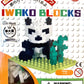 38483 Iwako BLOCKS Panda Eraser-1