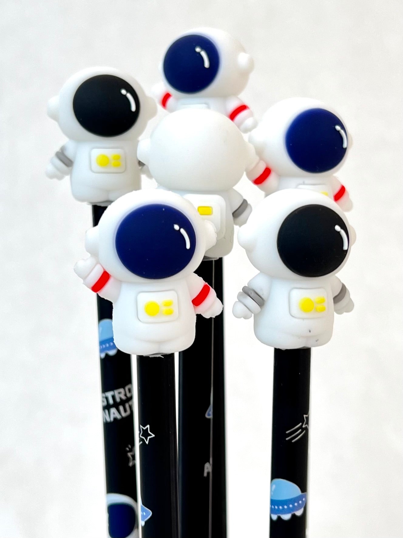 Jiwushe Set of 12 Galaxy Astronaut Gel Pens & Dual Tip 