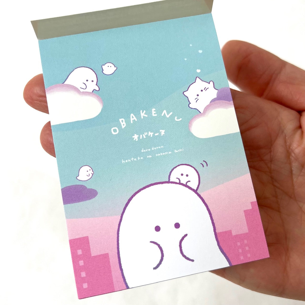 X 105483 City Ghost Obakenu Mini Notepad-DISCONTINUED