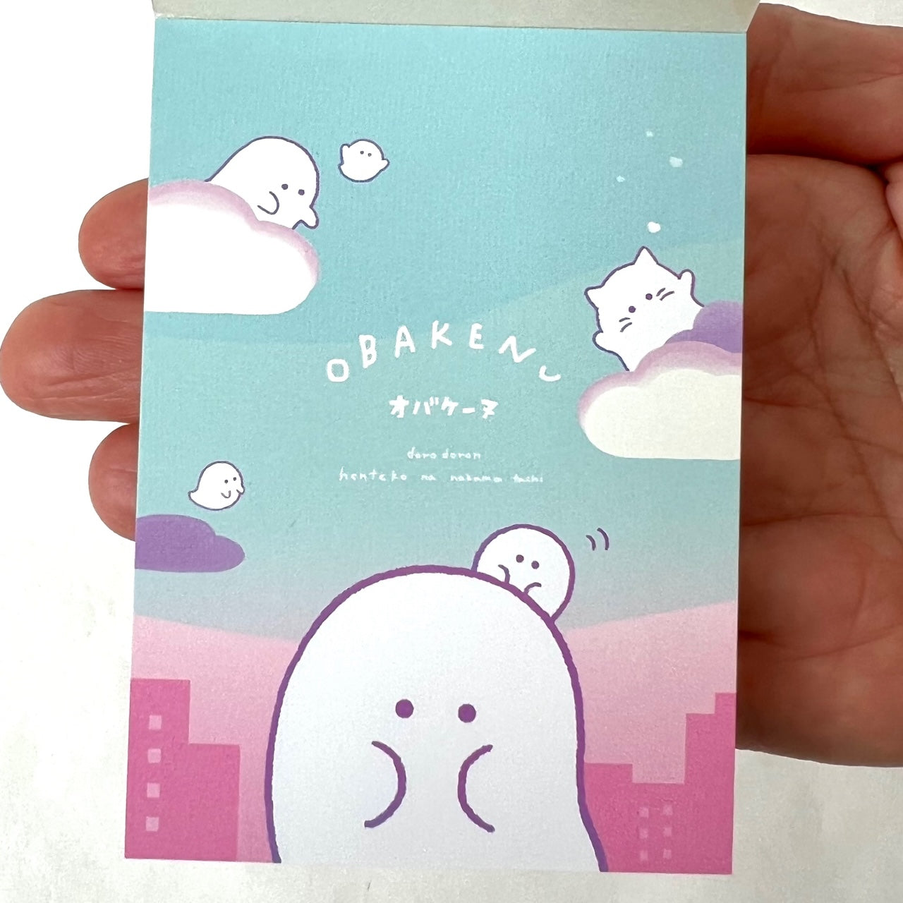 X 105483 City Ghost Obakenu Mini Notepad-DISCONTINUED