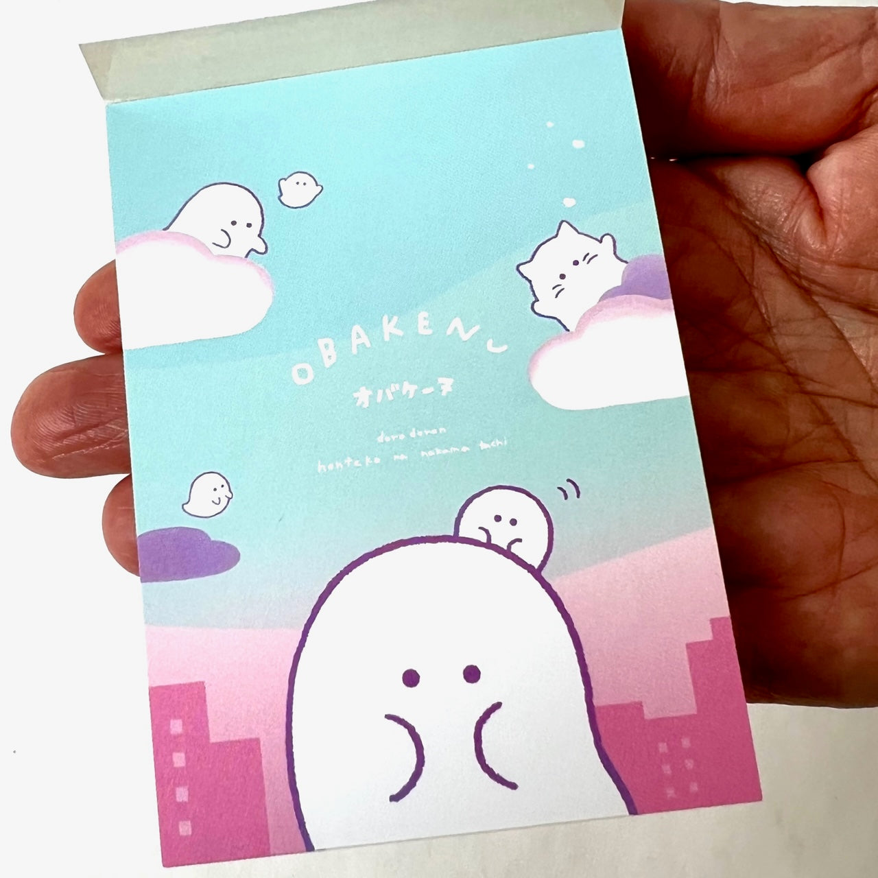 X 105483 City Ghost Obakenu Mini Notepad-DISCONTINUED