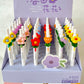 X 22523 FLOWER RETRACTABLE GEL PEN-DISCONTINUED