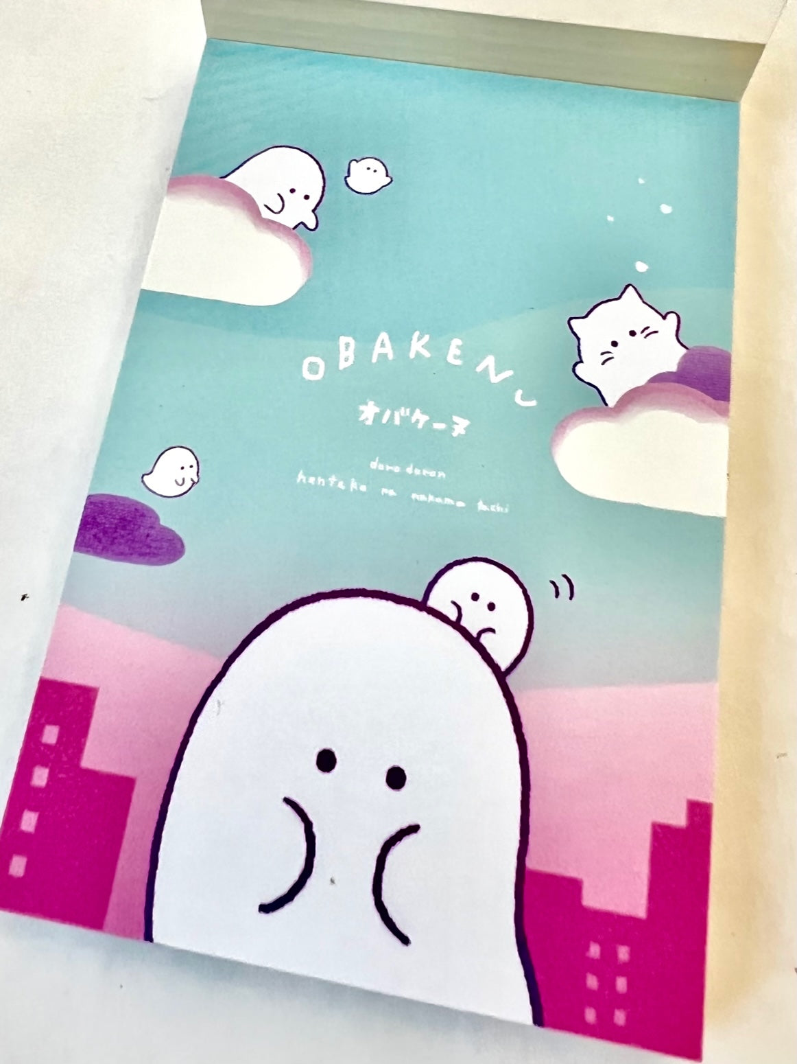 X 105483 City Ghost Obakenu Mini Notepad-DISCONTINUED