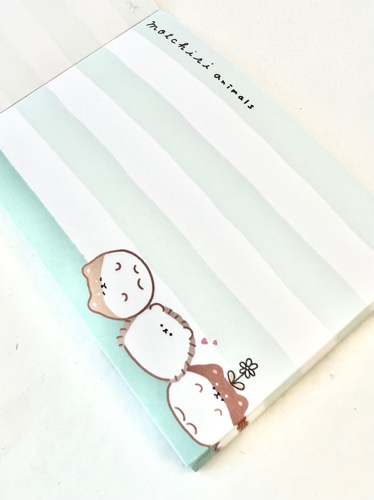 X 105626 Round Motchiri Animals Mini Notepad-DISCONTINUED