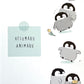 X 105627 Penguin Party Atsumaru Animaru Mini Notepad-DISCONTINUED