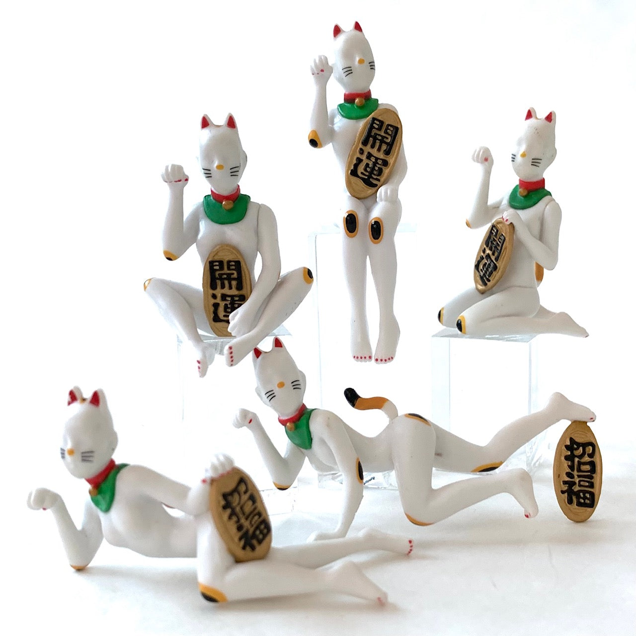 X 70921 Maneki Lucky Cat Mannequin Figurines Capsule-DISCONTINUED