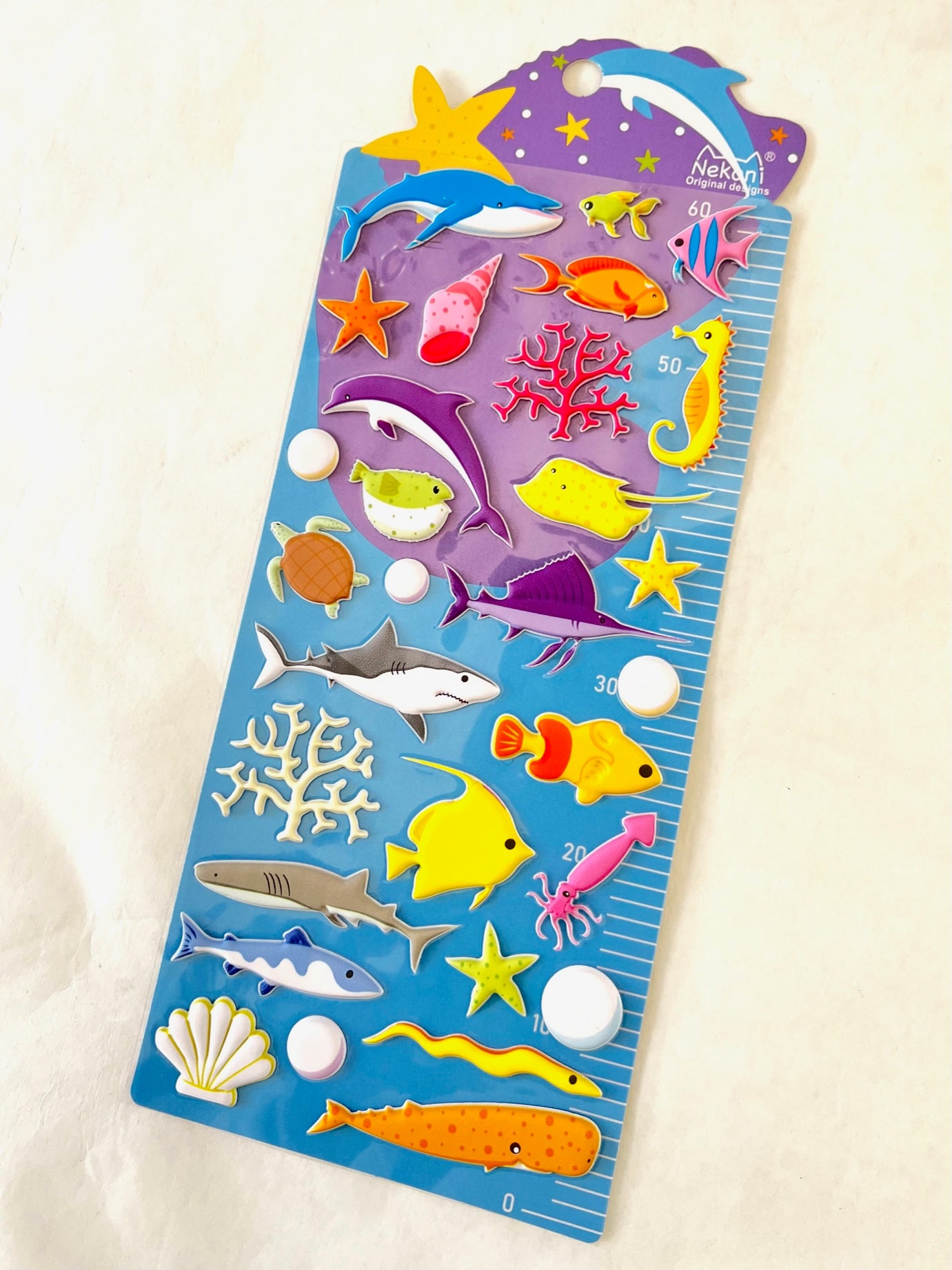 Sea Life Puffy Stickers-ocean Life Stickers 