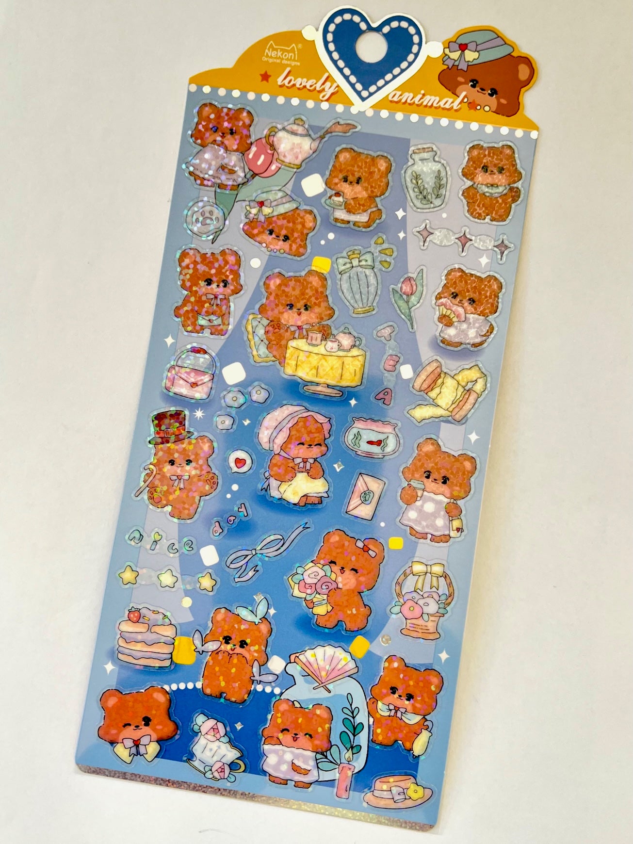 51016 BEAR PARTY STICKERS-10
