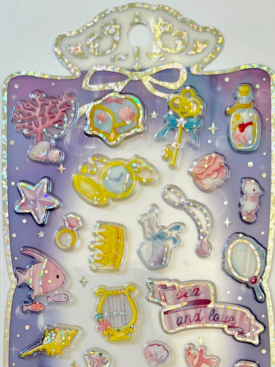 51032 BLUE SHINY PRINCESS STICKERS-10 – BCmini