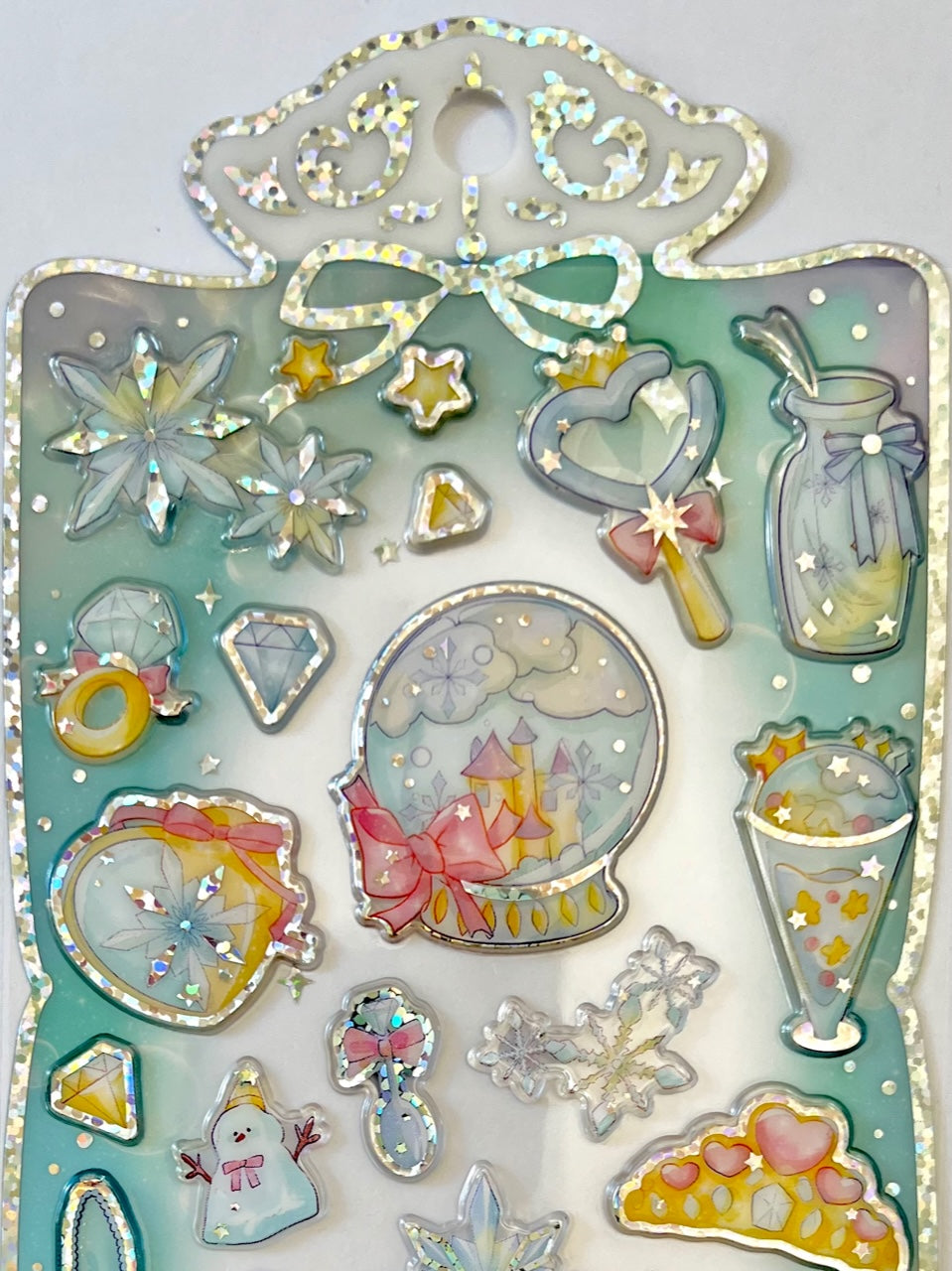 51034 BLUE SHINY PRINCESS STICKERS-10 – BCmini