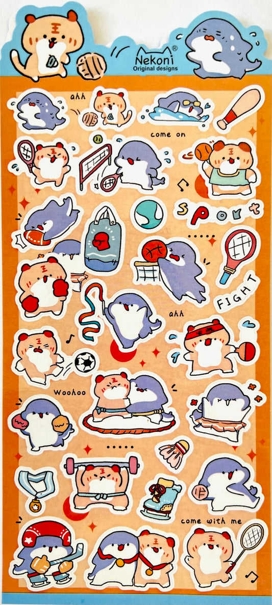 51056 SHARK AND TIGER SPORTS STICKERS-10