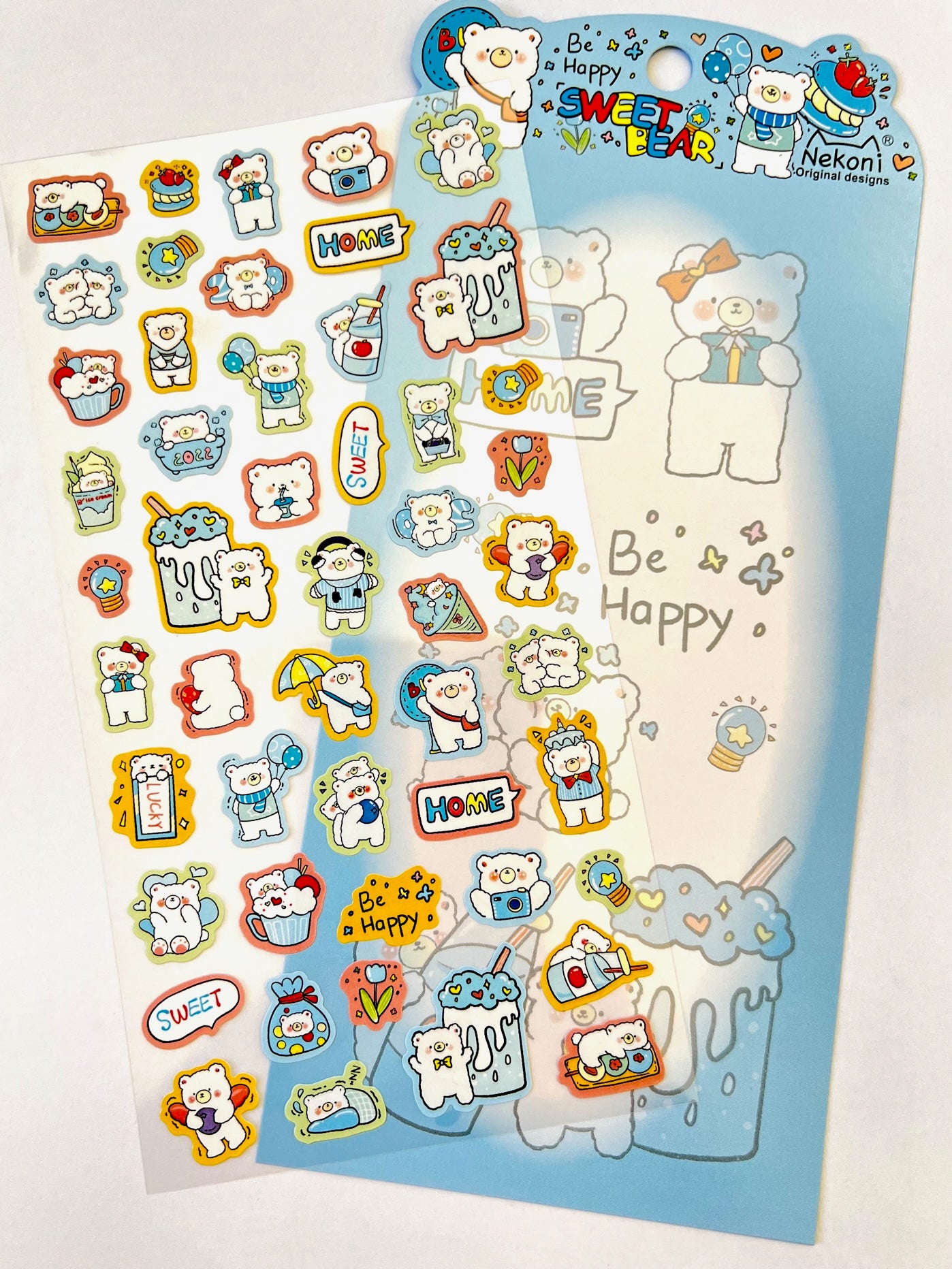 51085 POLAR BEAR PARTY STICKERS-10