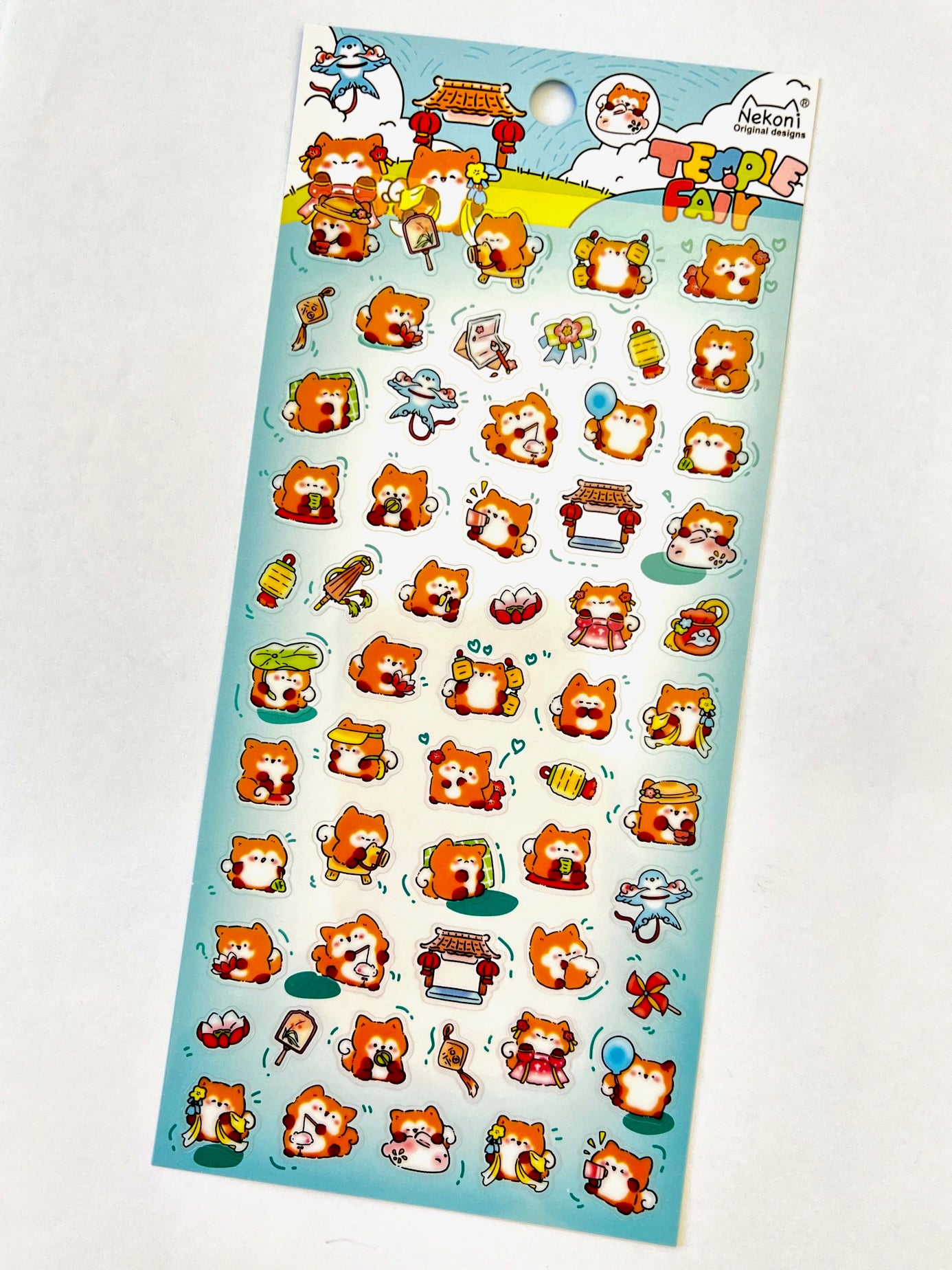 51098 FOX PARTY STICKERS-10