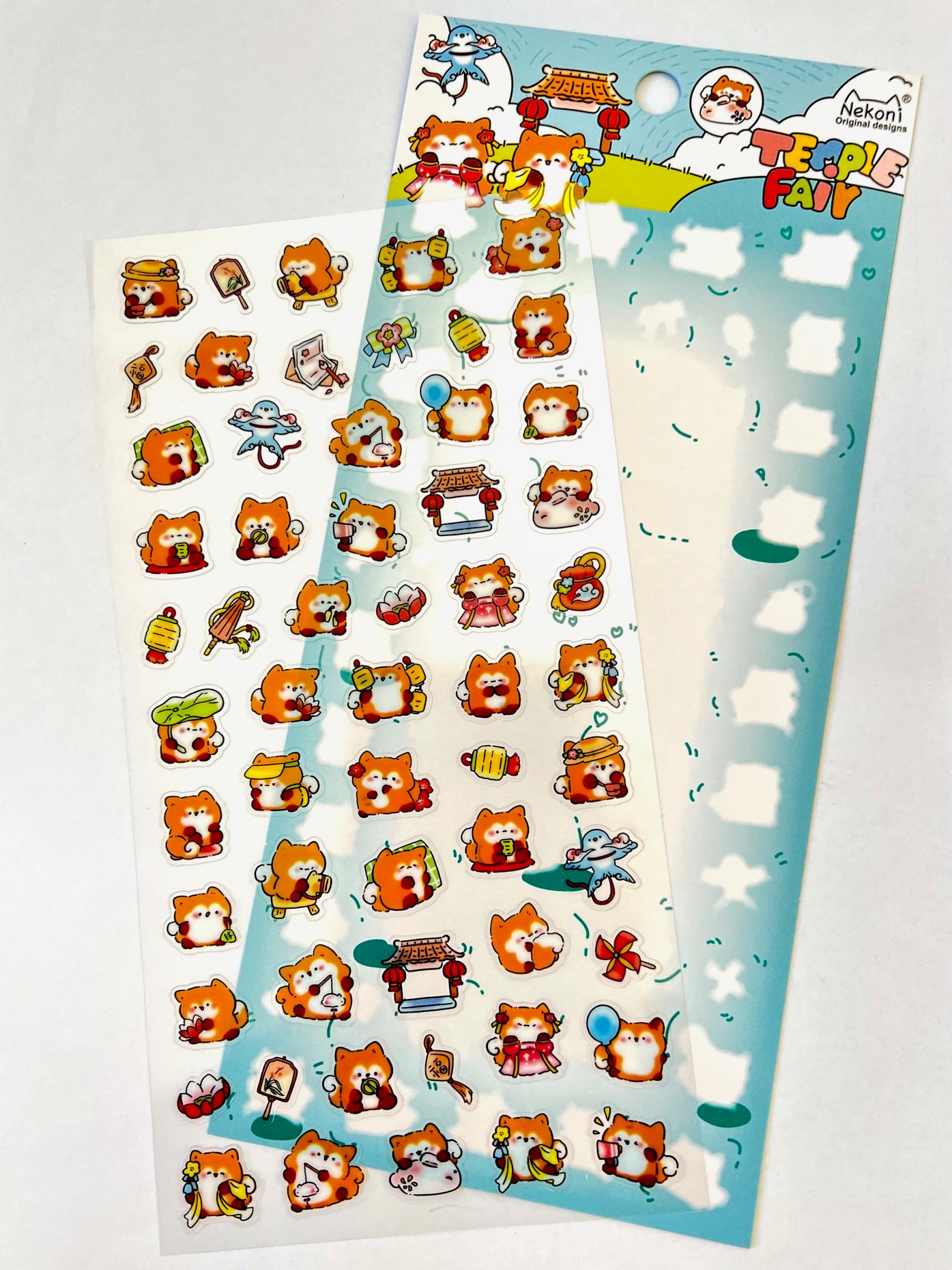 51098 FOX PARTY STICKERS-10