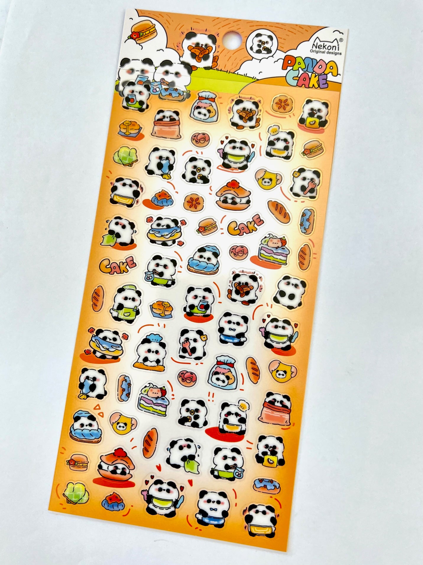 51101 PANDA PARTY STICKERS-10 – BCmini
