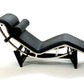 75137 LC4/Chaise Lounge chair-Black-1