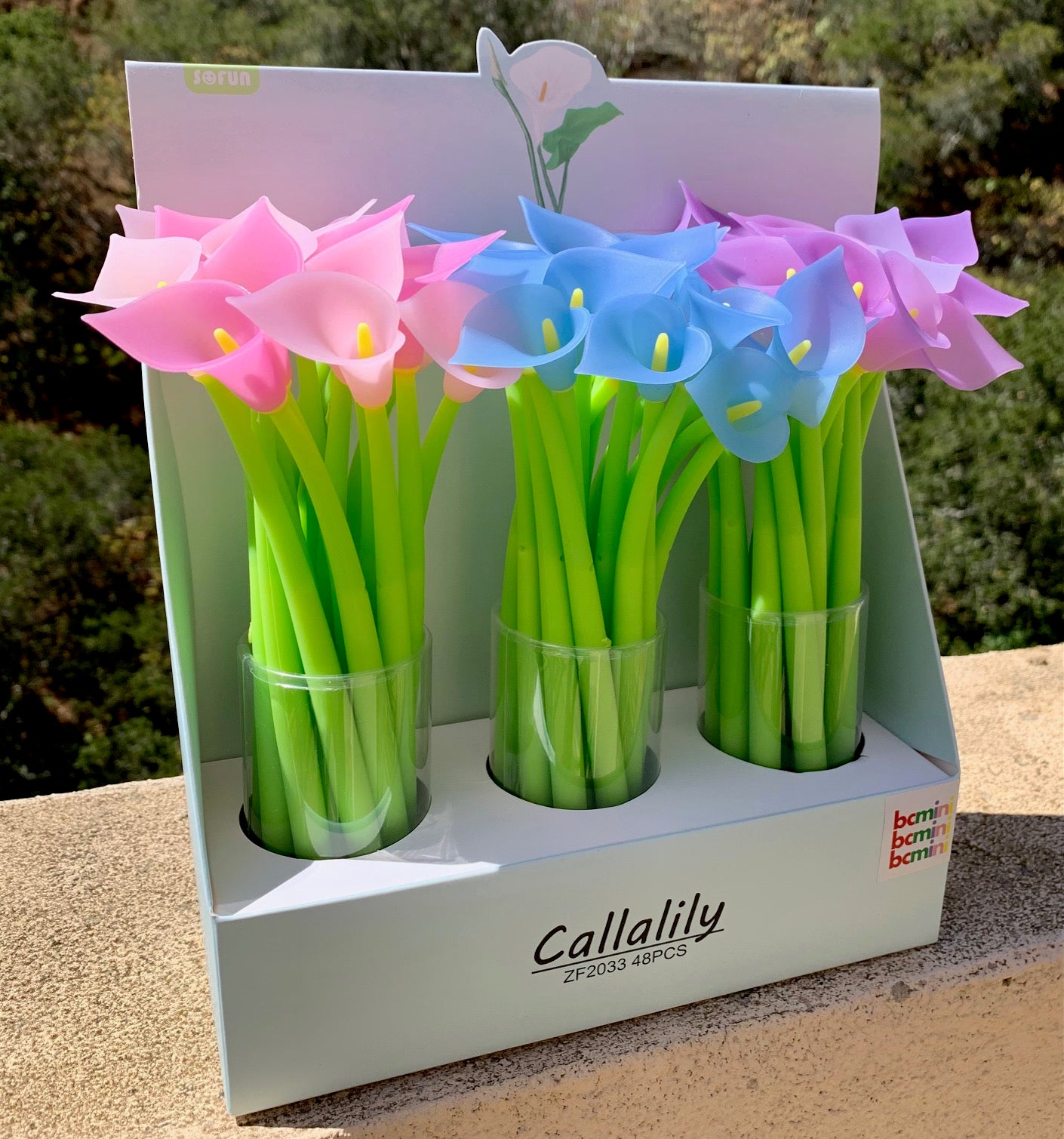 22412 COLOR CHANGING LILY FLOWER GEL PEN-48