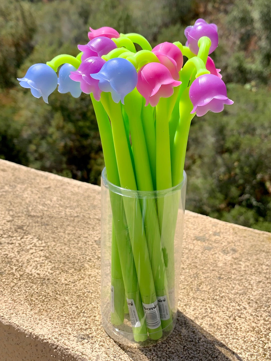 22413 LILY OF THE VALLEY FLOWER COLOR CHANGING GEL PEN-48