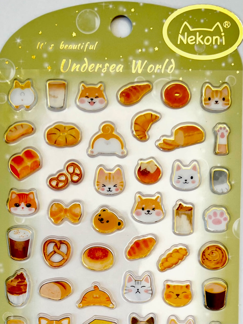 X 51128 PETS AND BREAD STICKERS-DISCONTINUED