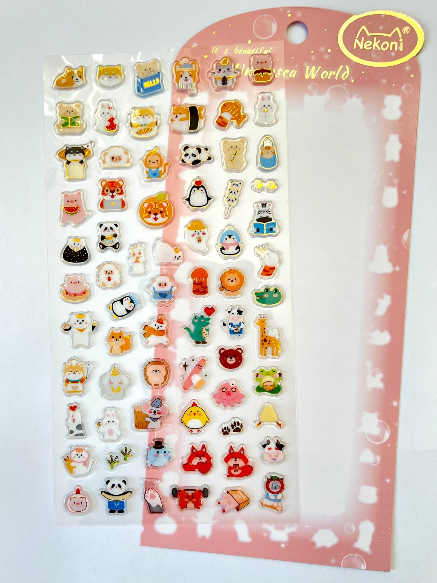 51129 ANIMAL PARTY STICKERS-10