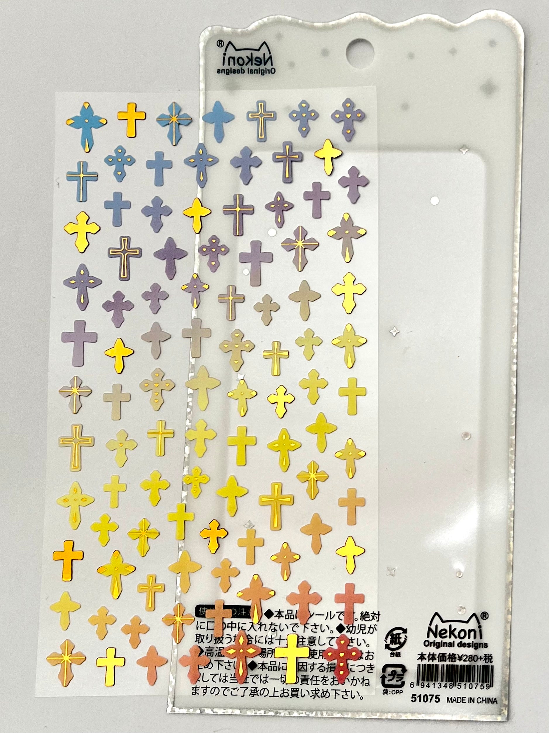 51075 MINI CROSS STICKERS-10 – BCmini