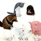 70846 BOWING ANIMALS CAPSULE-5