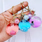 12106 SEA ANIMAL ORB FLOATY KEY CHARM-12