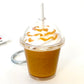 12031 ICE COFFEE CHARM with keyring-12
