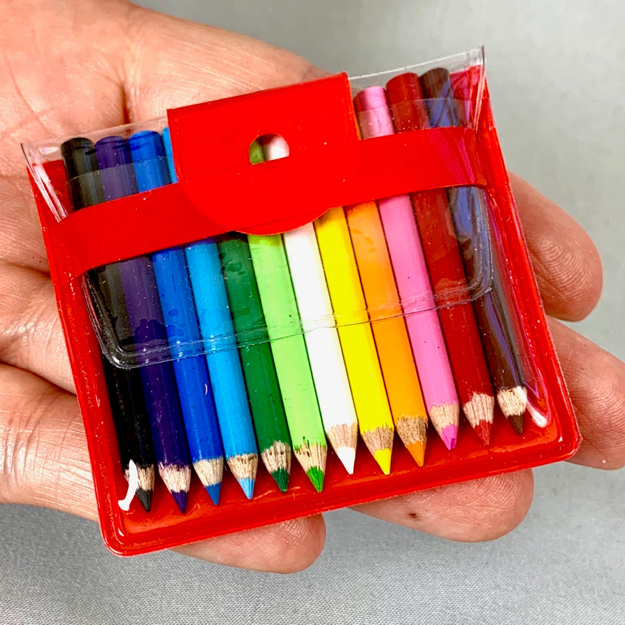 Mini Colored Pencils in Pouch P.O.P. Display