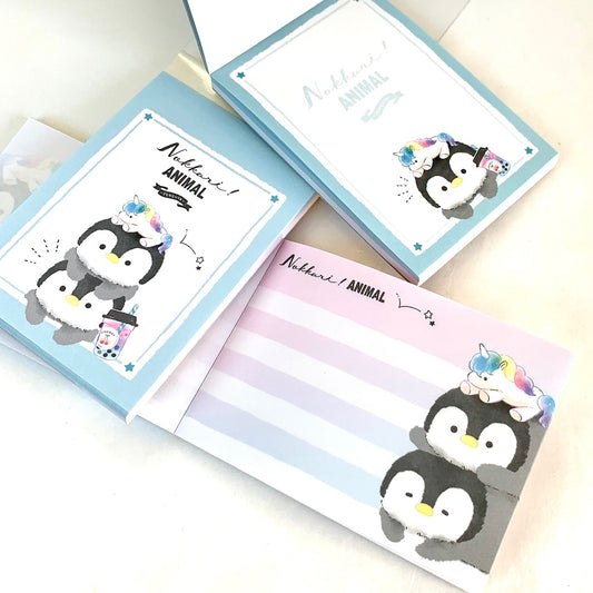 X 101122 CRUX Penguin Boba Mini Notepads-DISCONTINUED