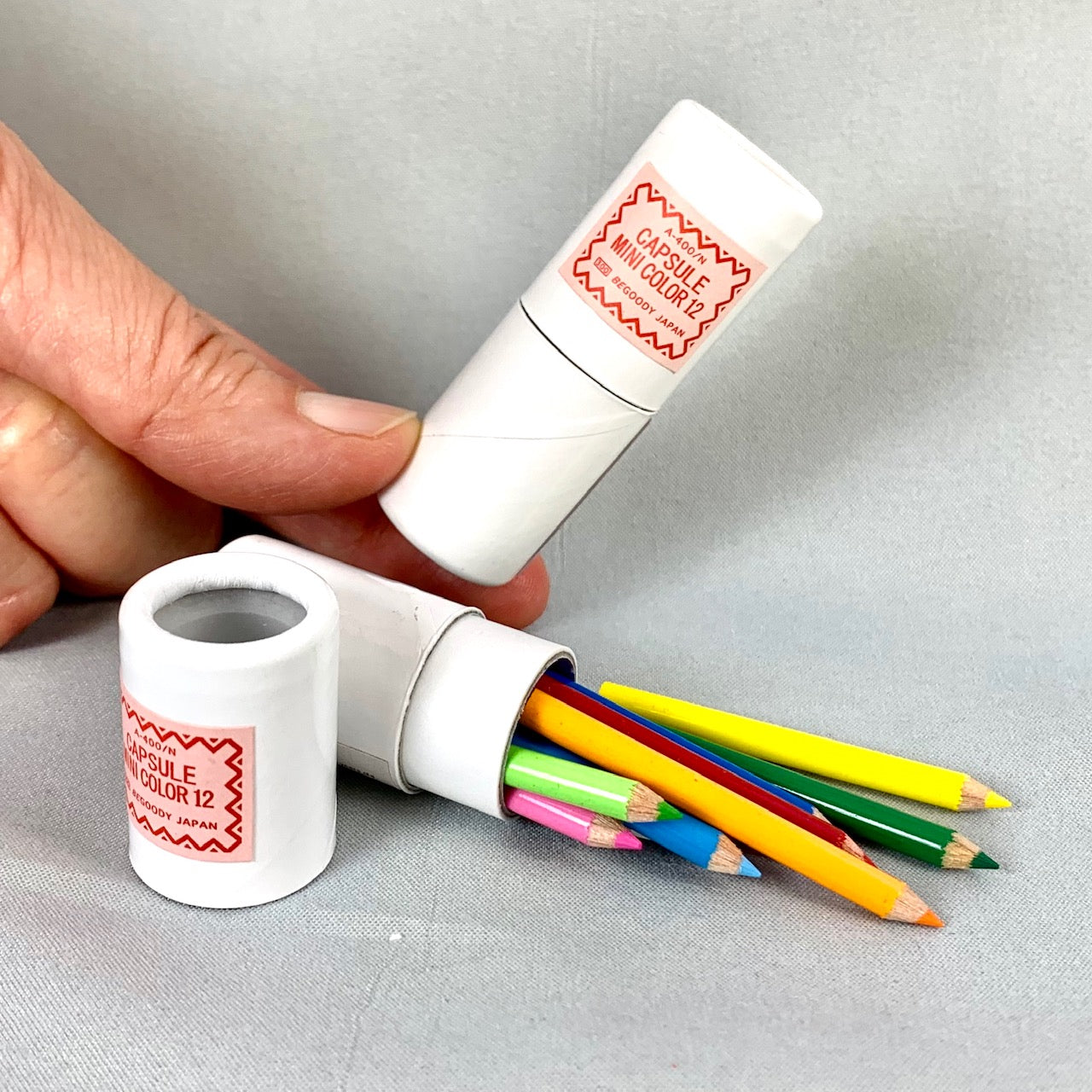 21602 12 sets of 12 mini pencils in mini paper tube-12