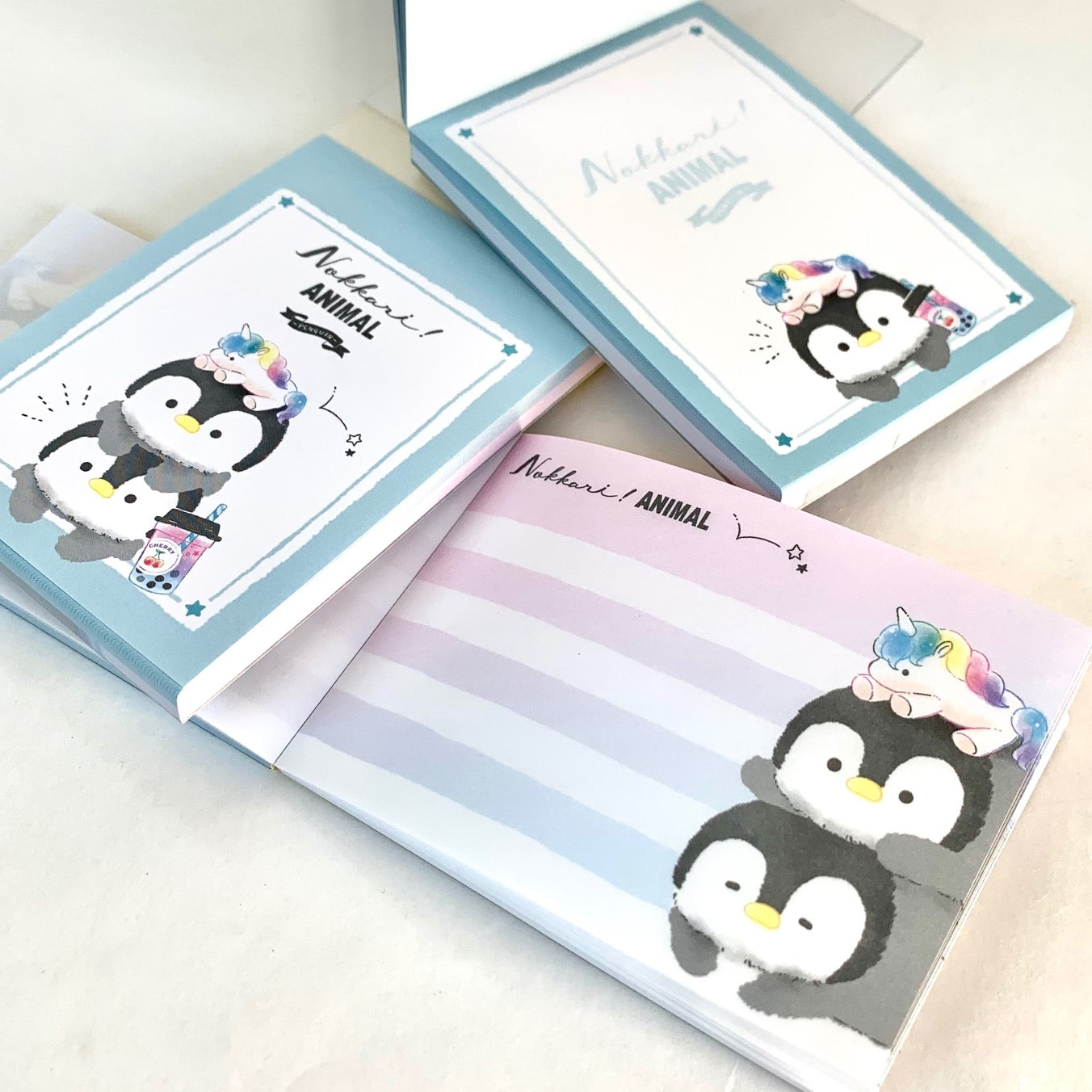 X 101122 CRUX Penguin Boba Mini Notepads-DISCONTINUED