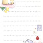 X 106146 Hamster Moru Cafe Mini Notepad-DISCONTINUED