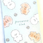 X 106342 Puppy Poodle Dog Potetto Club Mini Notepad-DISCONTINUED