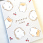 X 106343 Hamster Hedgehog Potetto Club Mini Notepad-DISCONTINUED