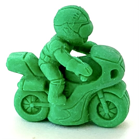 382301 Two Biker Japanese Erasers a bag-30